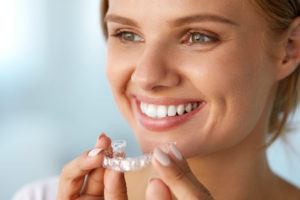 A girl wearing braces