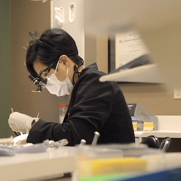 dentist at work