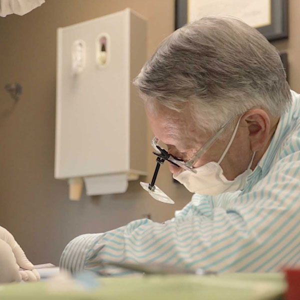 dentist at work